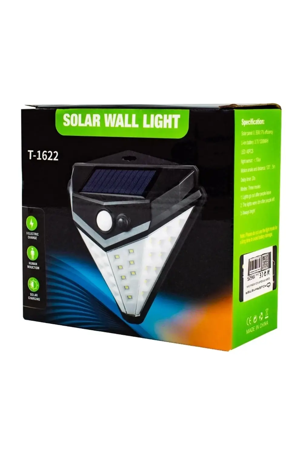 T-1622 40 Ledli 120 Derece 5 Metre Görüş Açısı Solar Üçgen Tip Ay