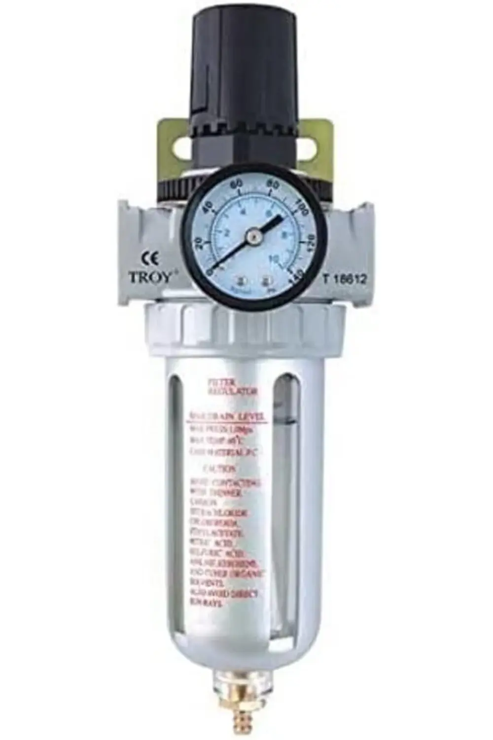 T 18612 Şartlandırıcı, Filtre + Regülatör, 1/2 Npt 978262