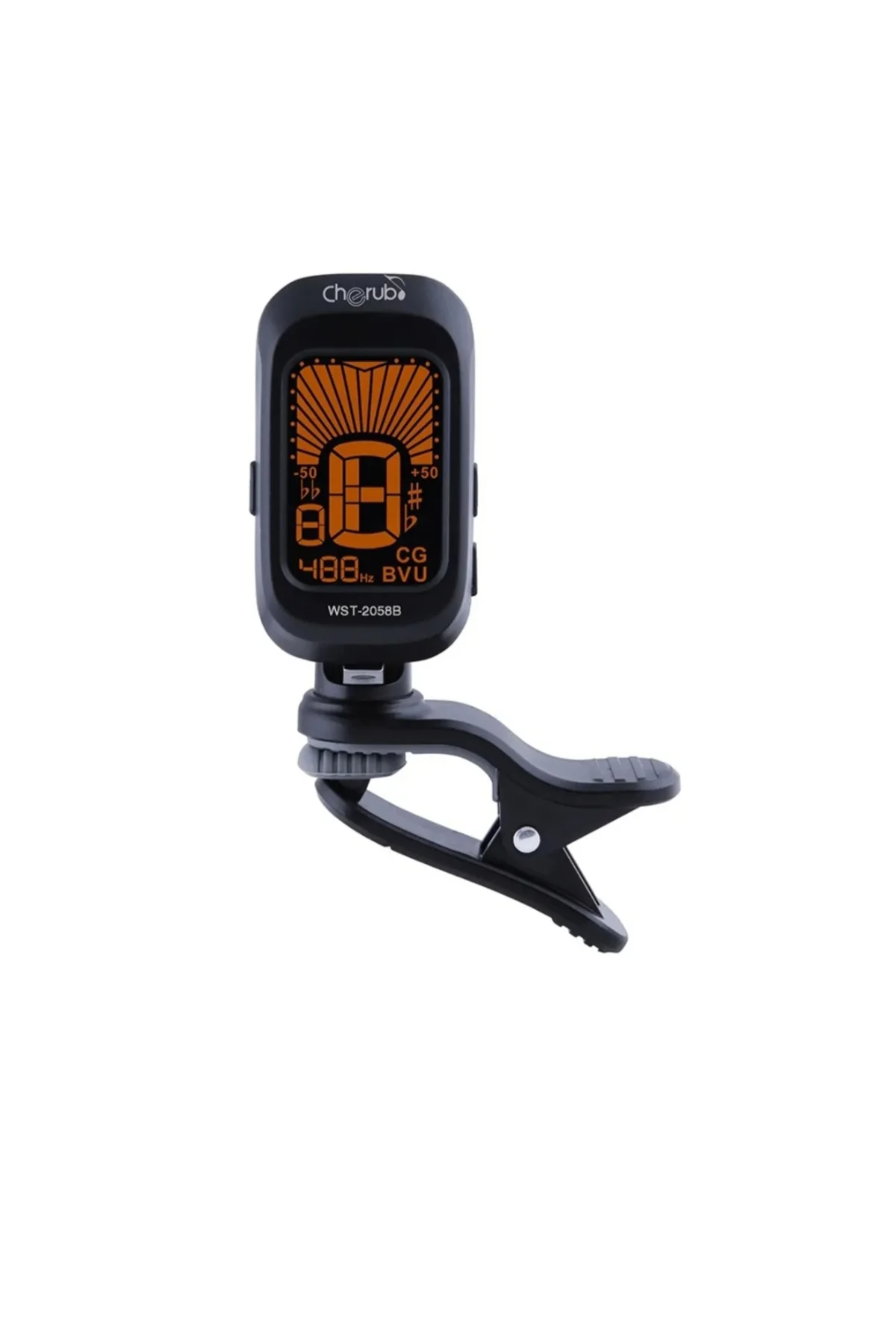 T-2058b Dijital Akord Aleti Tuner Siyah Musedo Mandal Tip