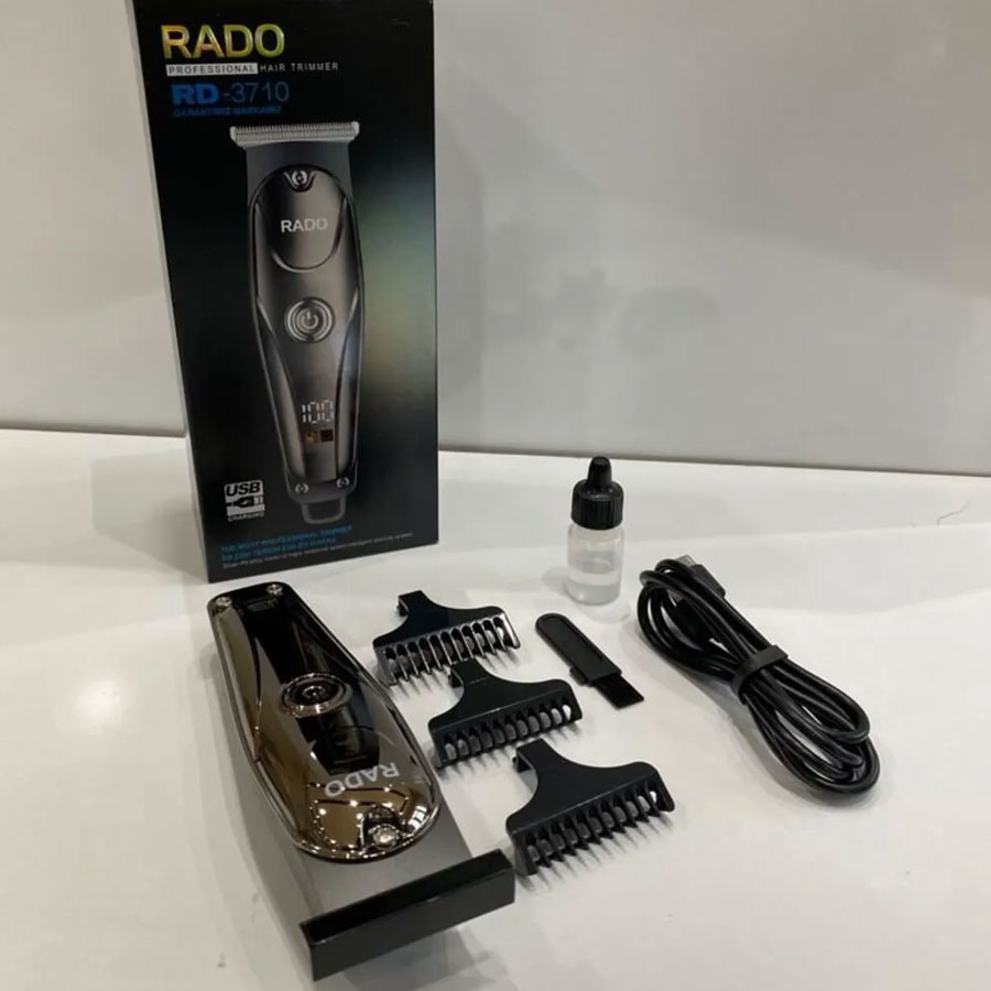 T Bıçak Sıfır Kesim LCD Ekran Şarjlı Tıraş Makinesi RD-3710 T Bıçak Sıfır Kesim LCD Ekran Şarjlı Tıraş Makinesi RD-3710