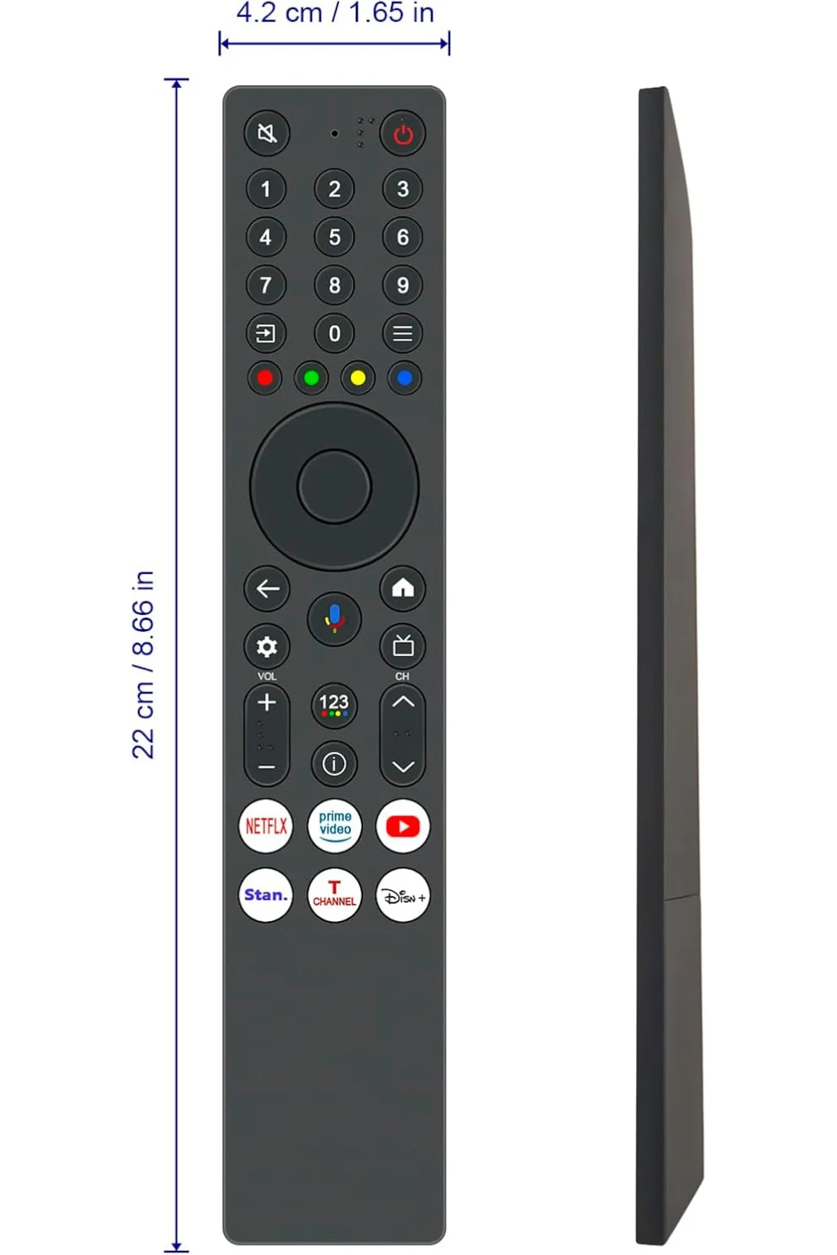 T C L 85C8K Premium Qd-MiniLed Tv Kumandası Ses Komutlu