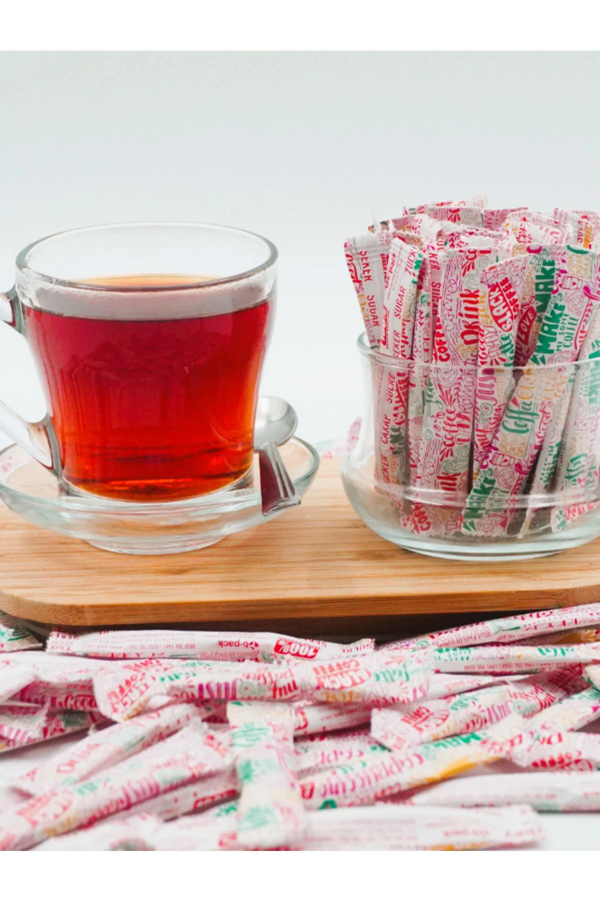 T-pack 2000 Adet X 4 gr (8 KG) T-pack Stick Şeker Özel Tasarım Pr