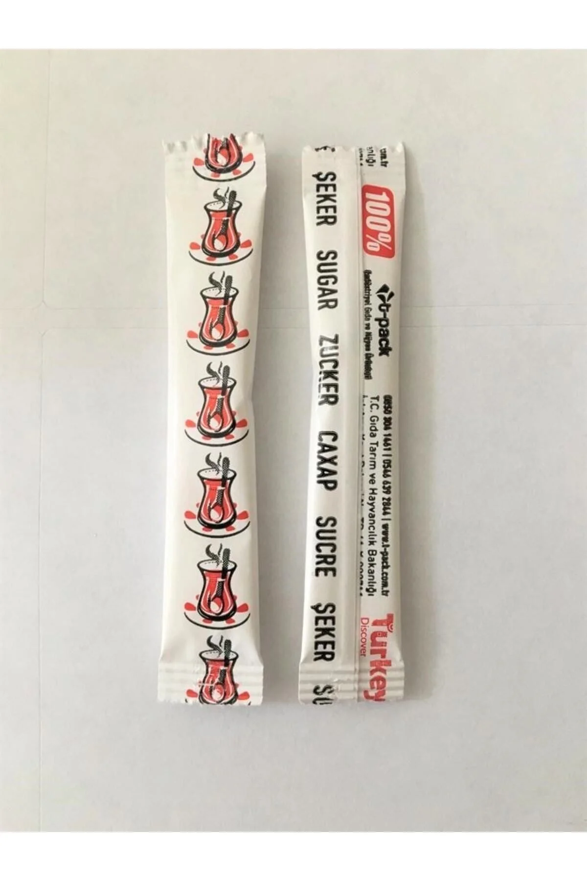 T-pack Stick Şeker 100 Ad 3 gr