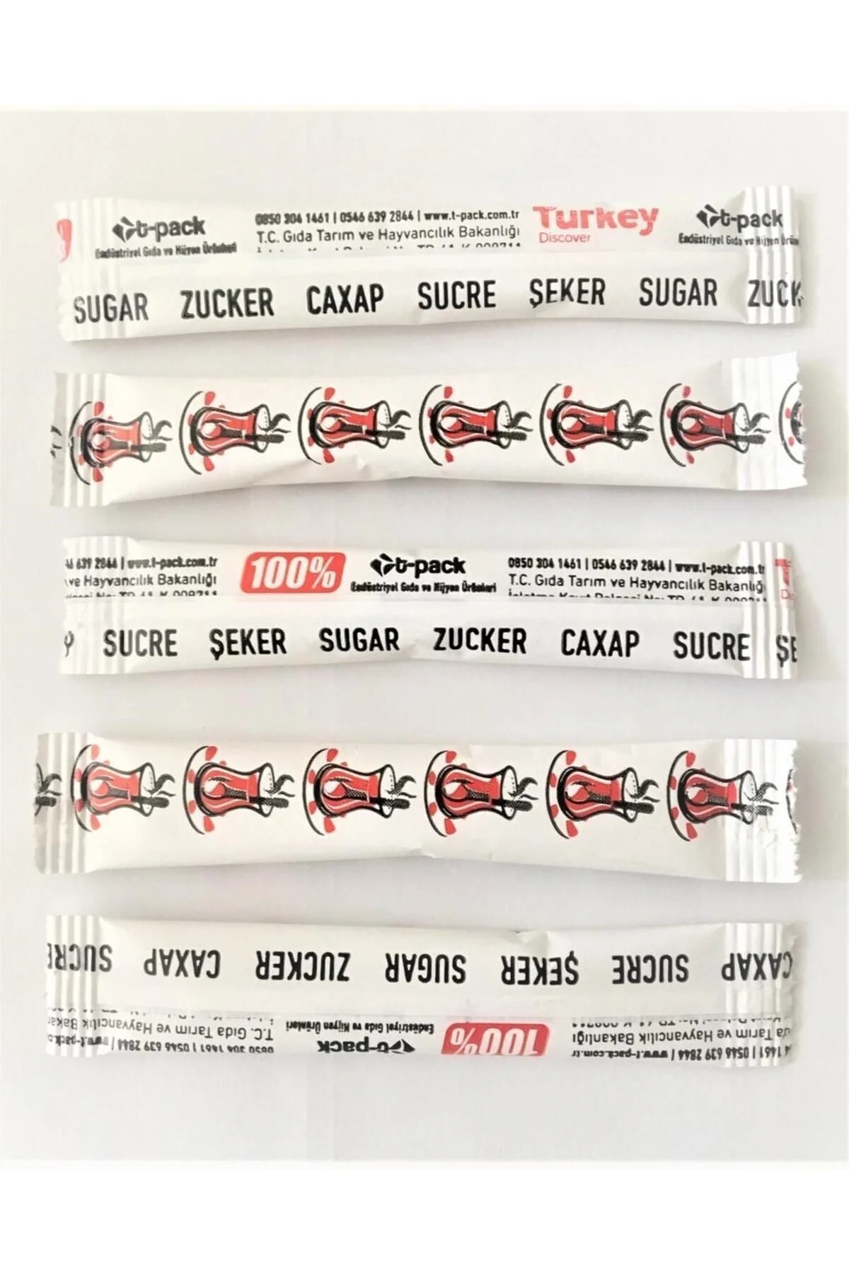 T-pack Stick Şeker 100 Ad 3 gr