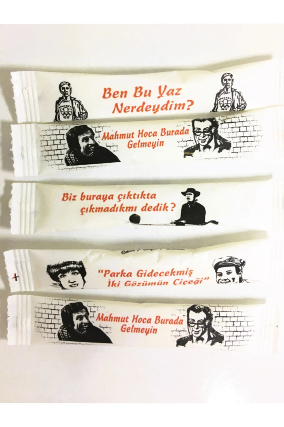 T-pack Yeşilçam Serisi Stick Şeker 3 Gr. X 1000 Adet 3 Kg