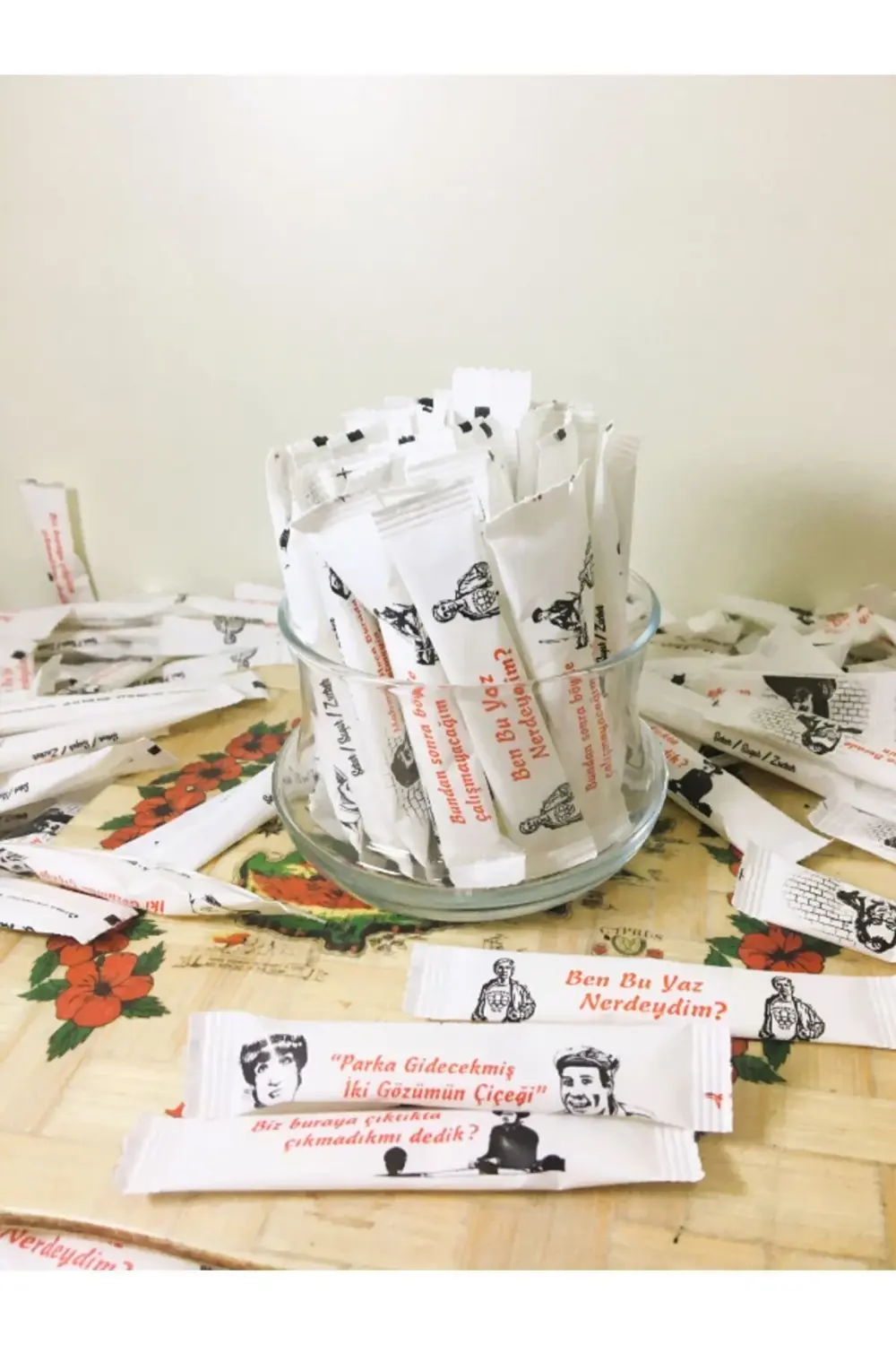 T-pack Yeşilçam Serisi Stick Şeker 3 Gr. X 1000 Adet 3 Kg