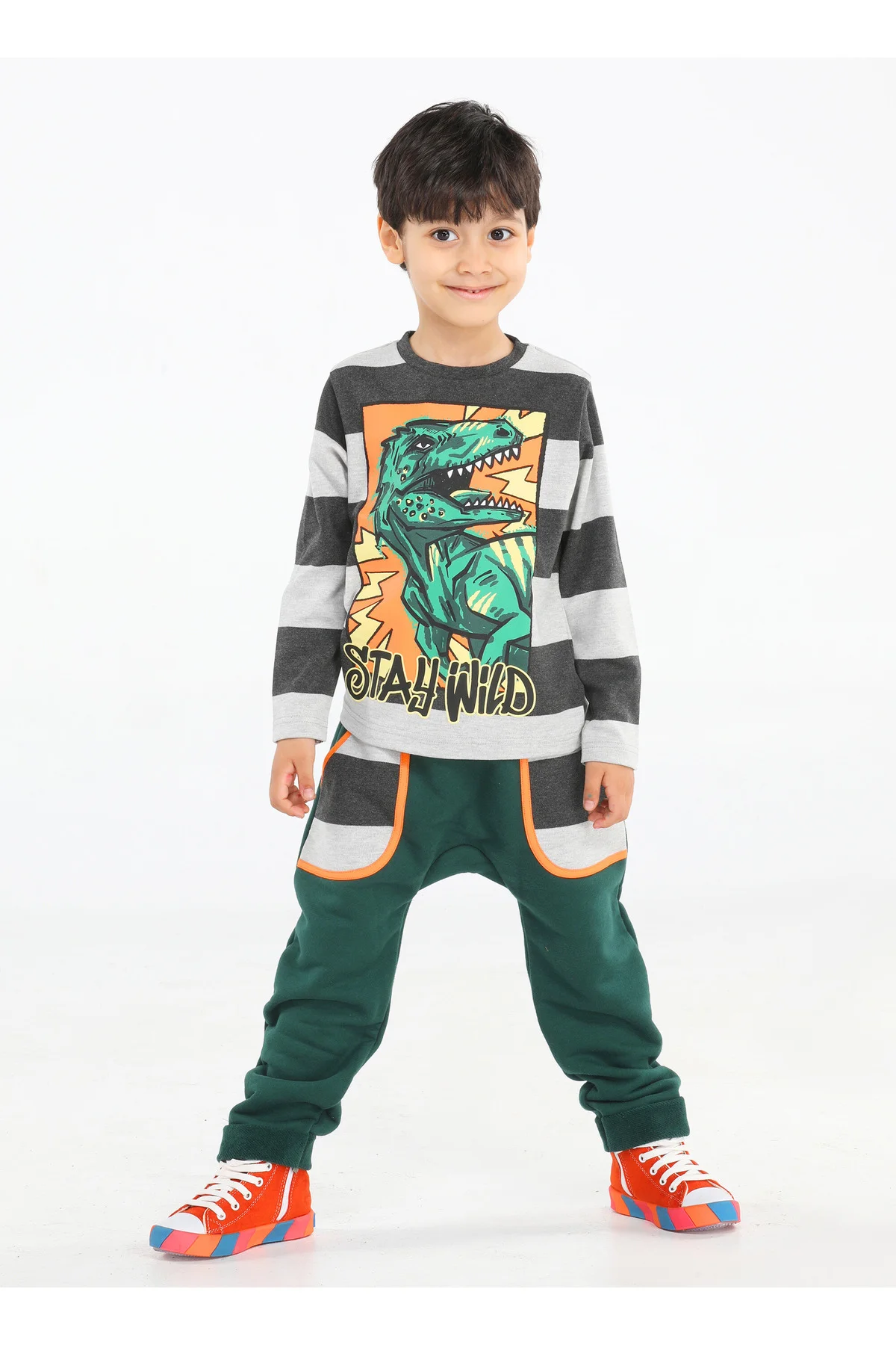 T-rex Cepli Baggy Pantolon + Sweatshirt Takım