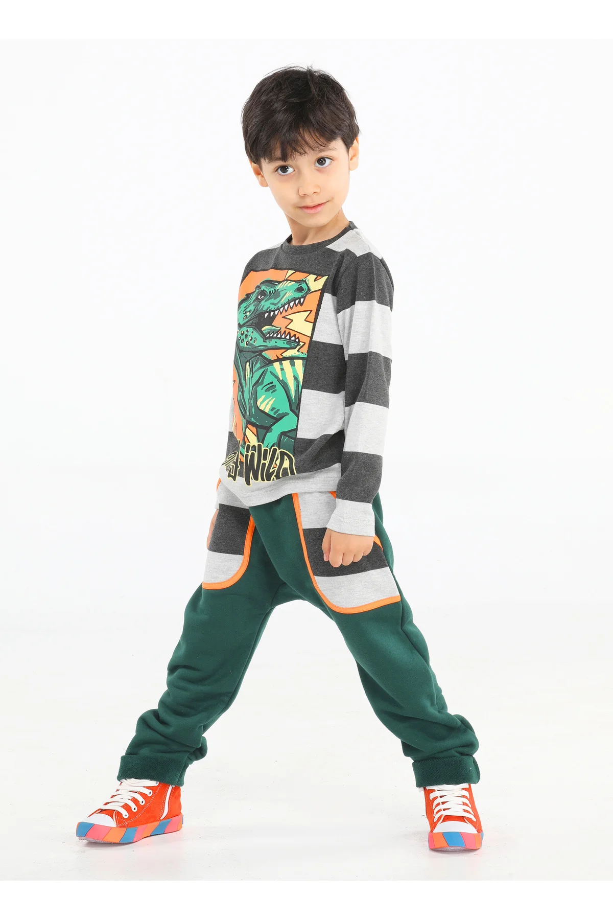 T-rex Cepli Baggy Pantolon + Sweatshirt Takım