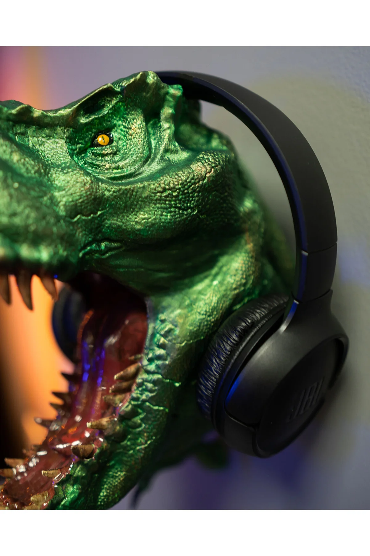T-Rex Muhteşem Gaming Kulaklık Askısı Standı (DEV BOY)