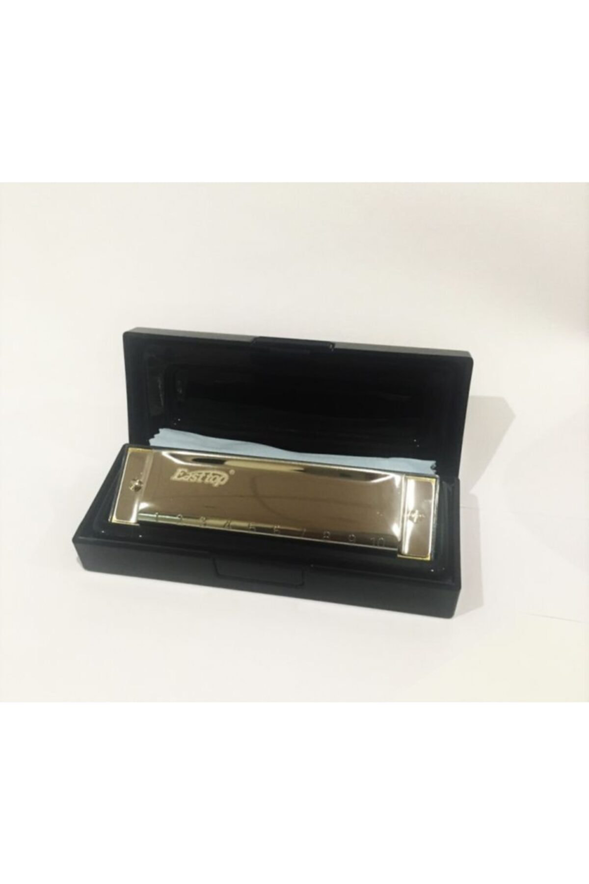 East Top T10-3 Gümüş Renk Paslanmaz Çelik Gövde 10 Delikli Harmonica