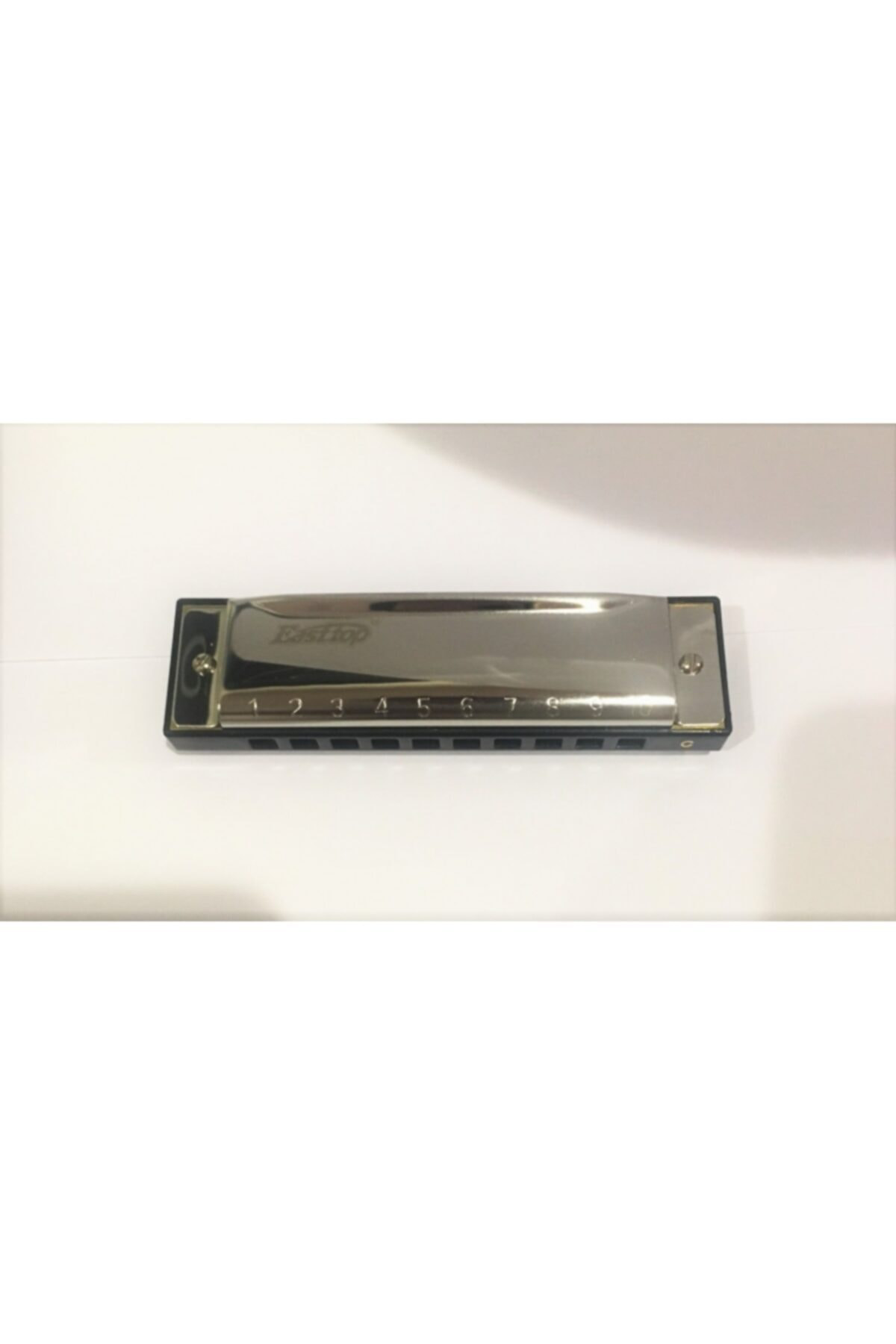 East Top T10-3 Gümüş Renk Paslanmaz Çelik Gövde 10 Delikli Harmonica