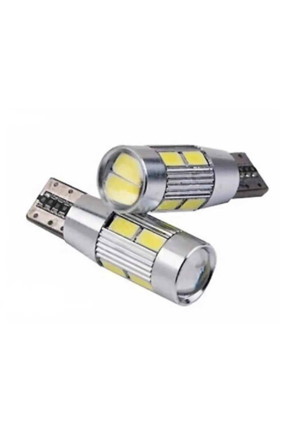 T10 Led Araç Park Plaka Lambası Güçlü Işık Mercekli