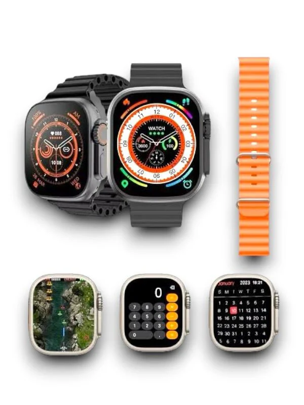 T10 Ultra 2 Akıllı Saat - Bluetooth Çağrılı Spor ve Kalp Takibi