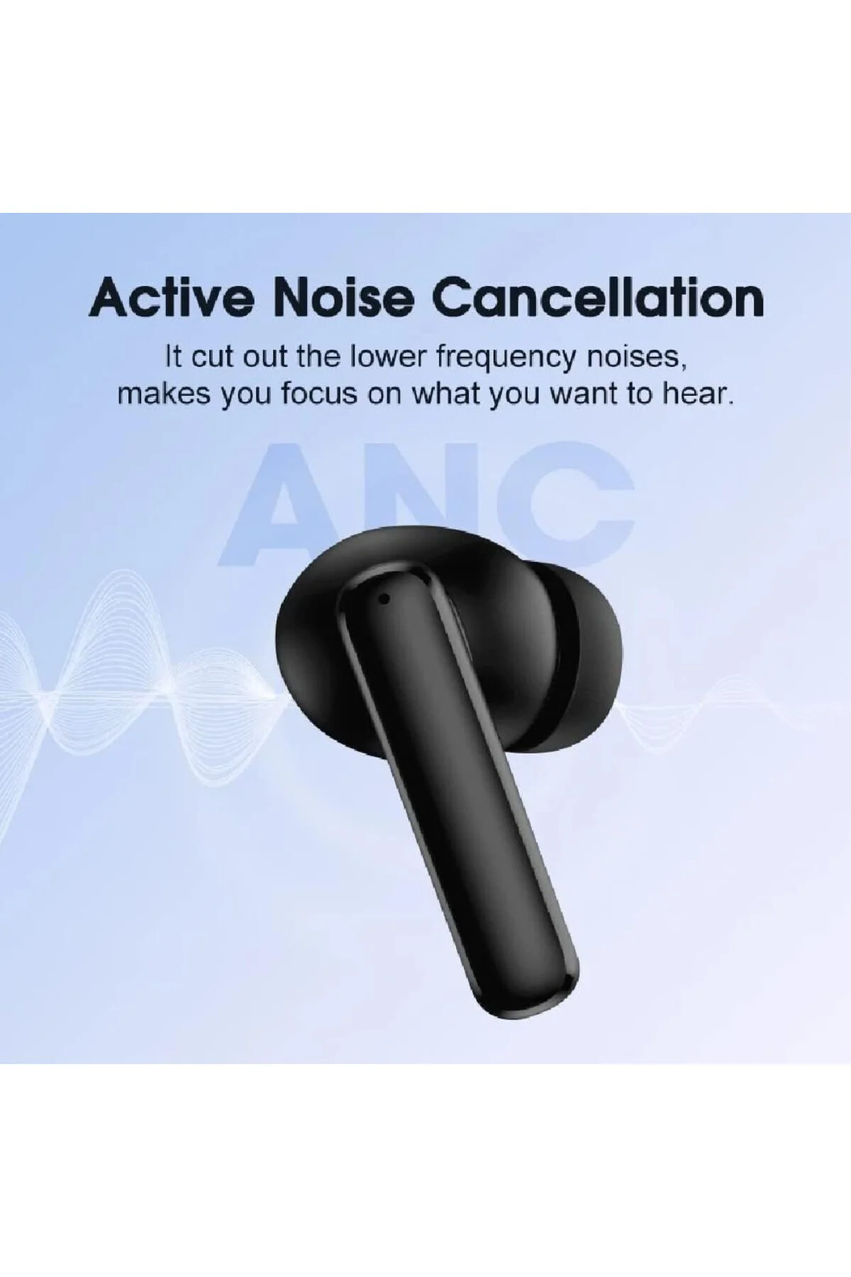 T13 Anc 4 Mikrofon Bluetooth 5.3 Kablosuz Kulaklık Beyaz Aktif Gürültü Engelleyici