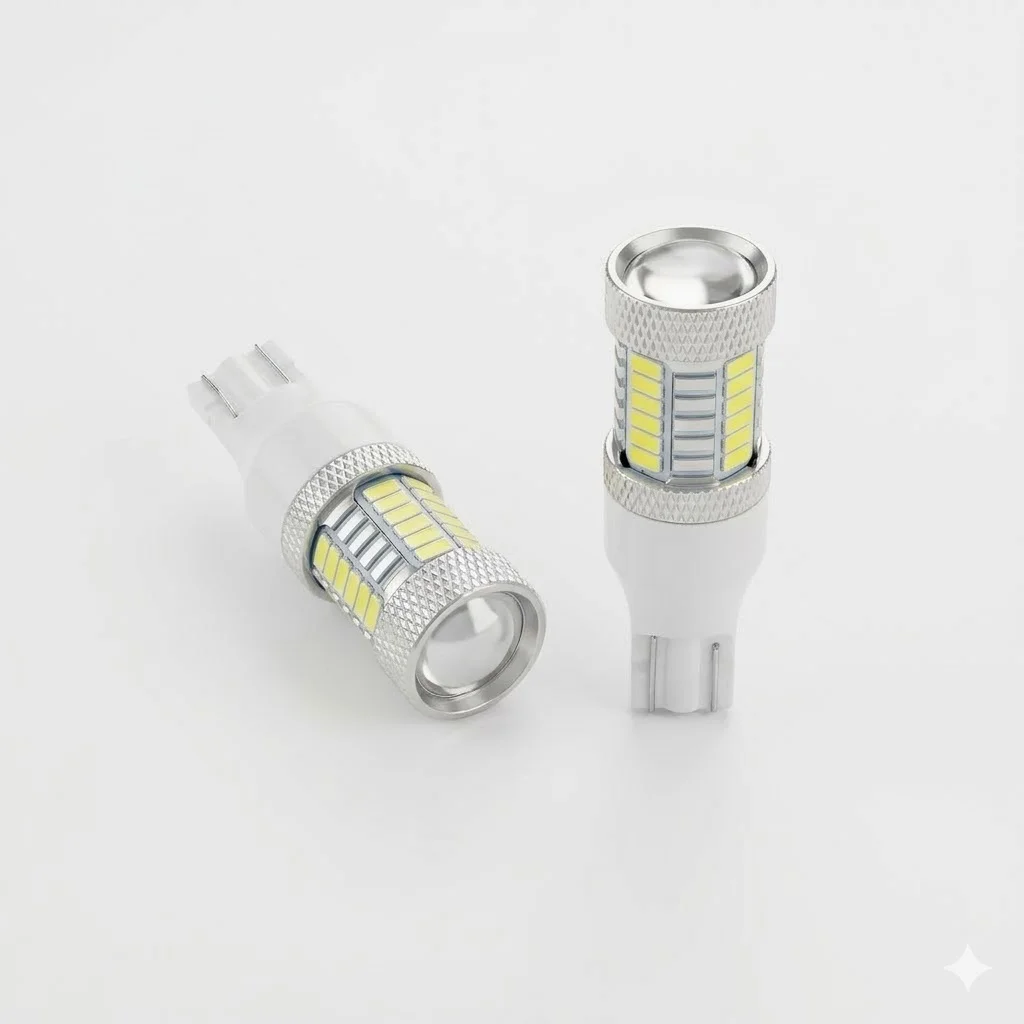 T15 Park Stop Geri Vites Lambası 33 LED Mercekli Beyaz | 12V 6000K