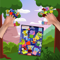 Ada Detox T219 Tox Sevimli Böcekler 10 Parça Parmak Kukla Set