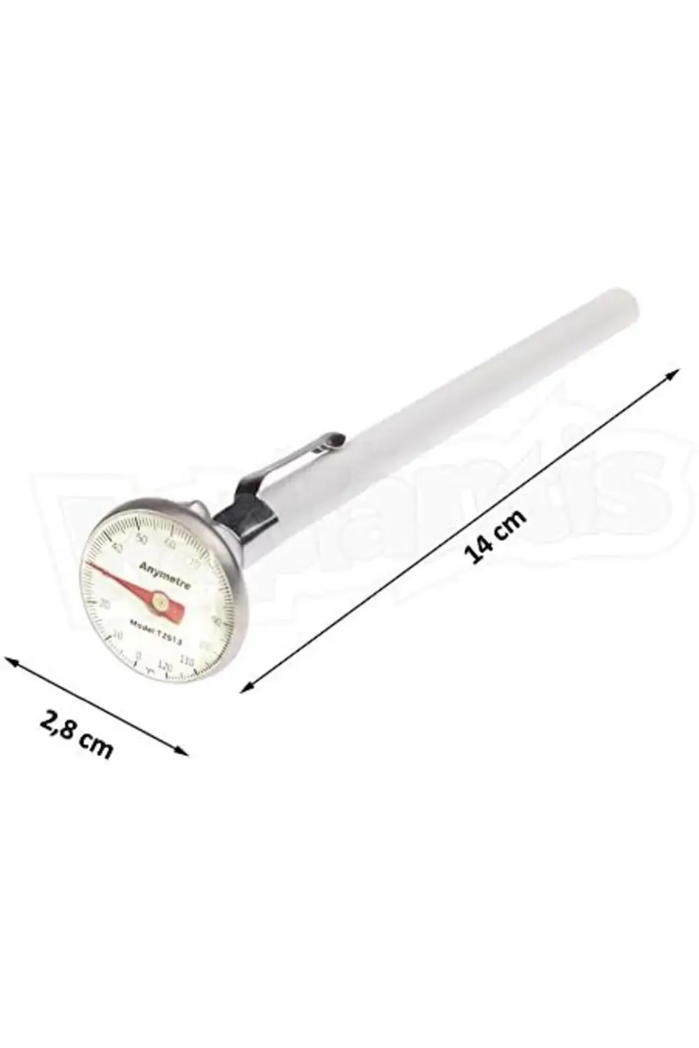 T25013 Mekanik Problu Gıda Termometresi, Siyah 395519