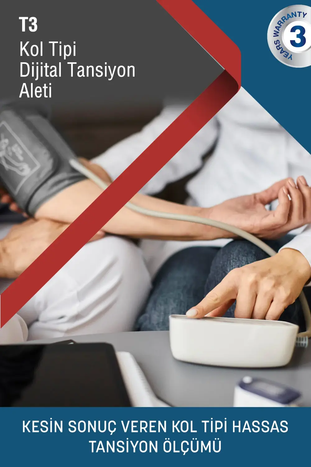T3 Kol Tipi Dijital Tansiyon Aleti