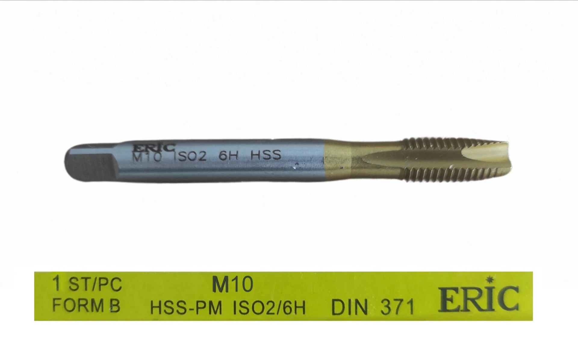 T371B10T   Eric Dın 371 Hss Makine Kılavuzu M10 - Düz