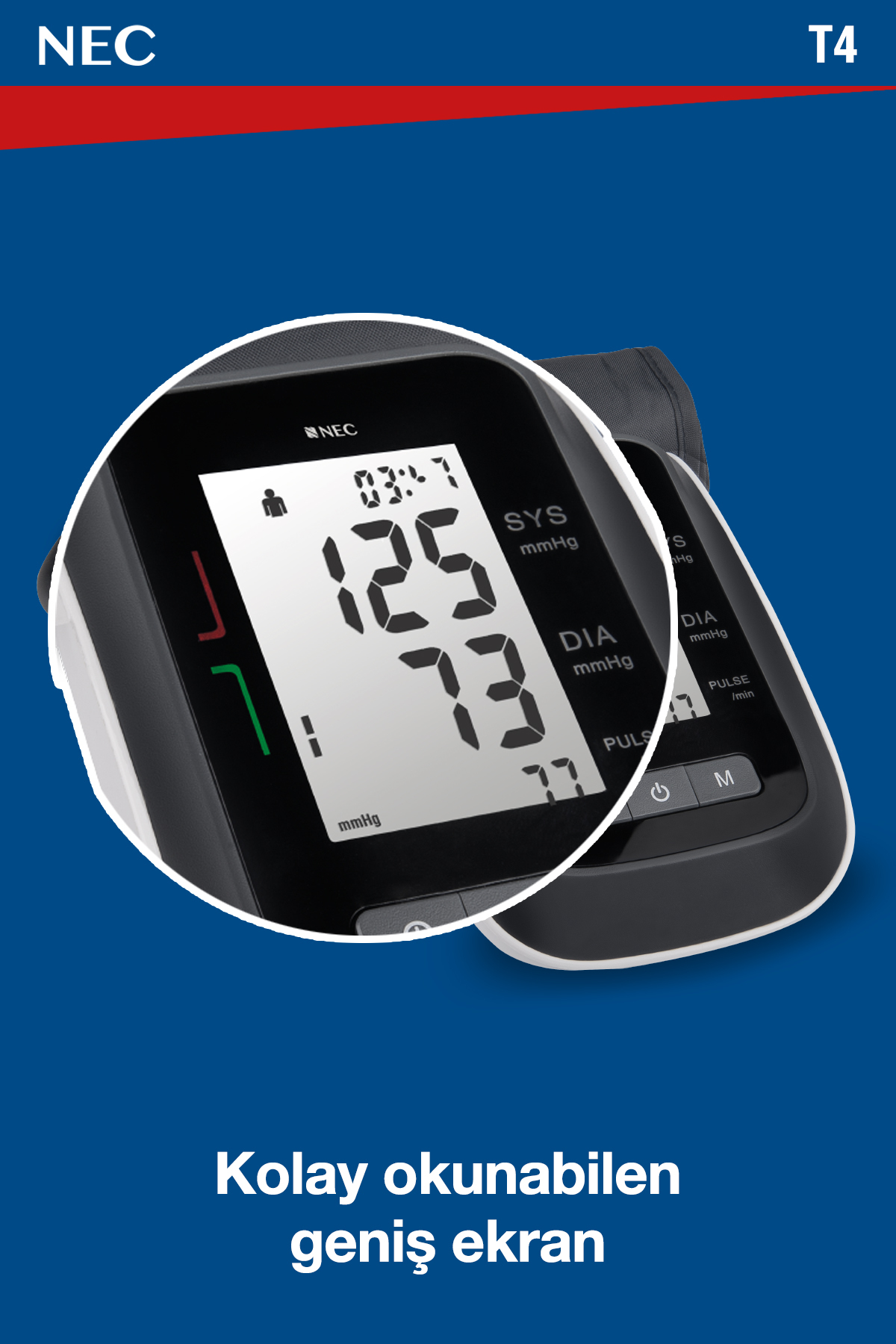 T4 Kol Tipi Dijital Tansiyon Aleti