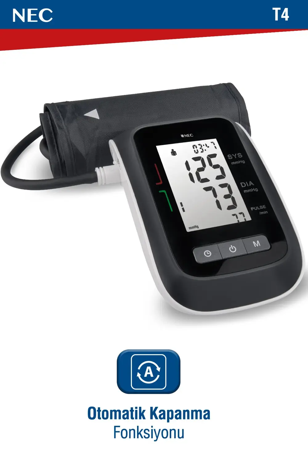 T4 Kol Tipi Dijital Tansiyon Aleti