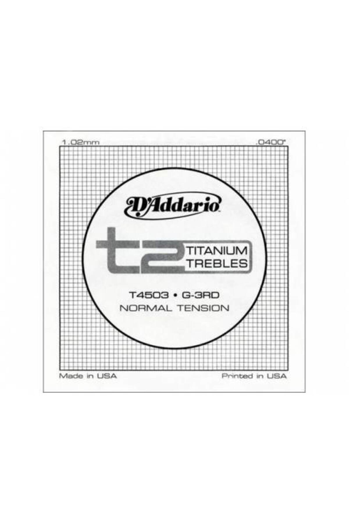 T4503 KLASİK GİTAR TEK TEL, T2 SERİSİ, TITANIUM TREBLES, Klasik G