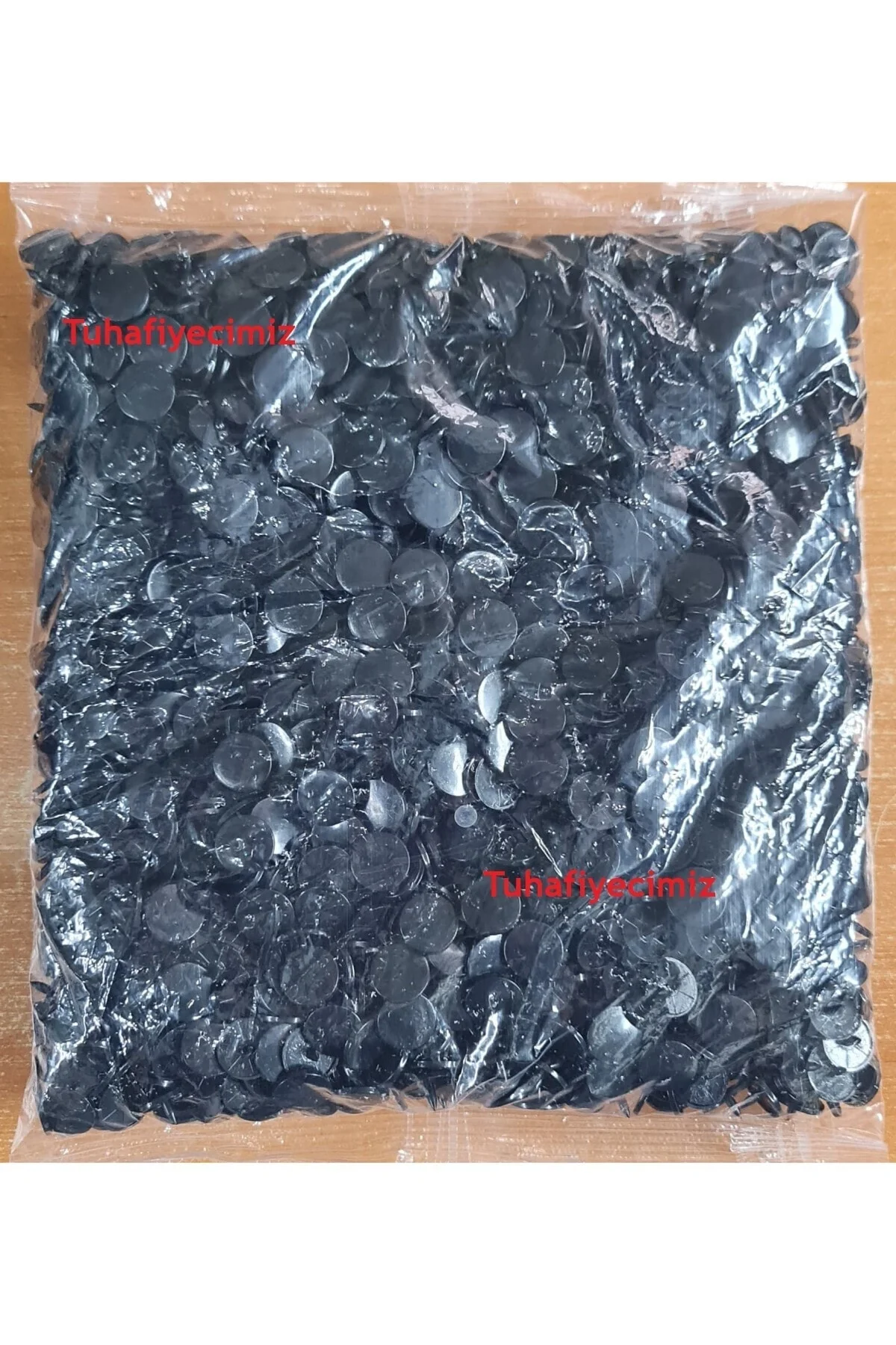 T5 Plastik Siyah Çıtçıt (500 adet) (12mm Plastik Çıtçıt)