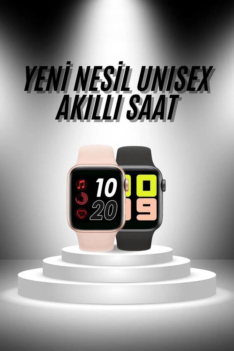 T500 Akıllı Saat - Dokunmatik Ekran, Değiştirilebilir Kordon ve 12 Tema
