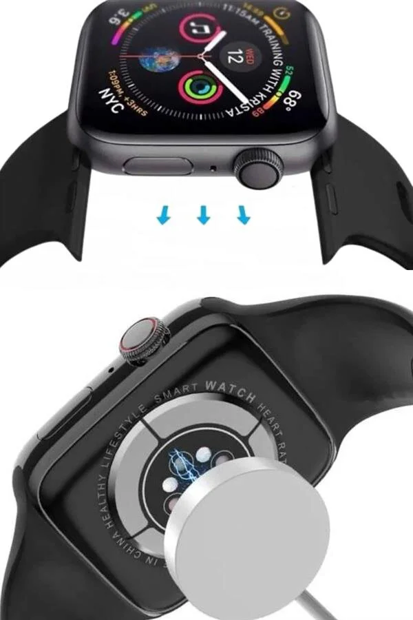 T700S Akıllı Saat 44mm Amoled Dokunmatik Ekran Unisex Su Geçirmez
