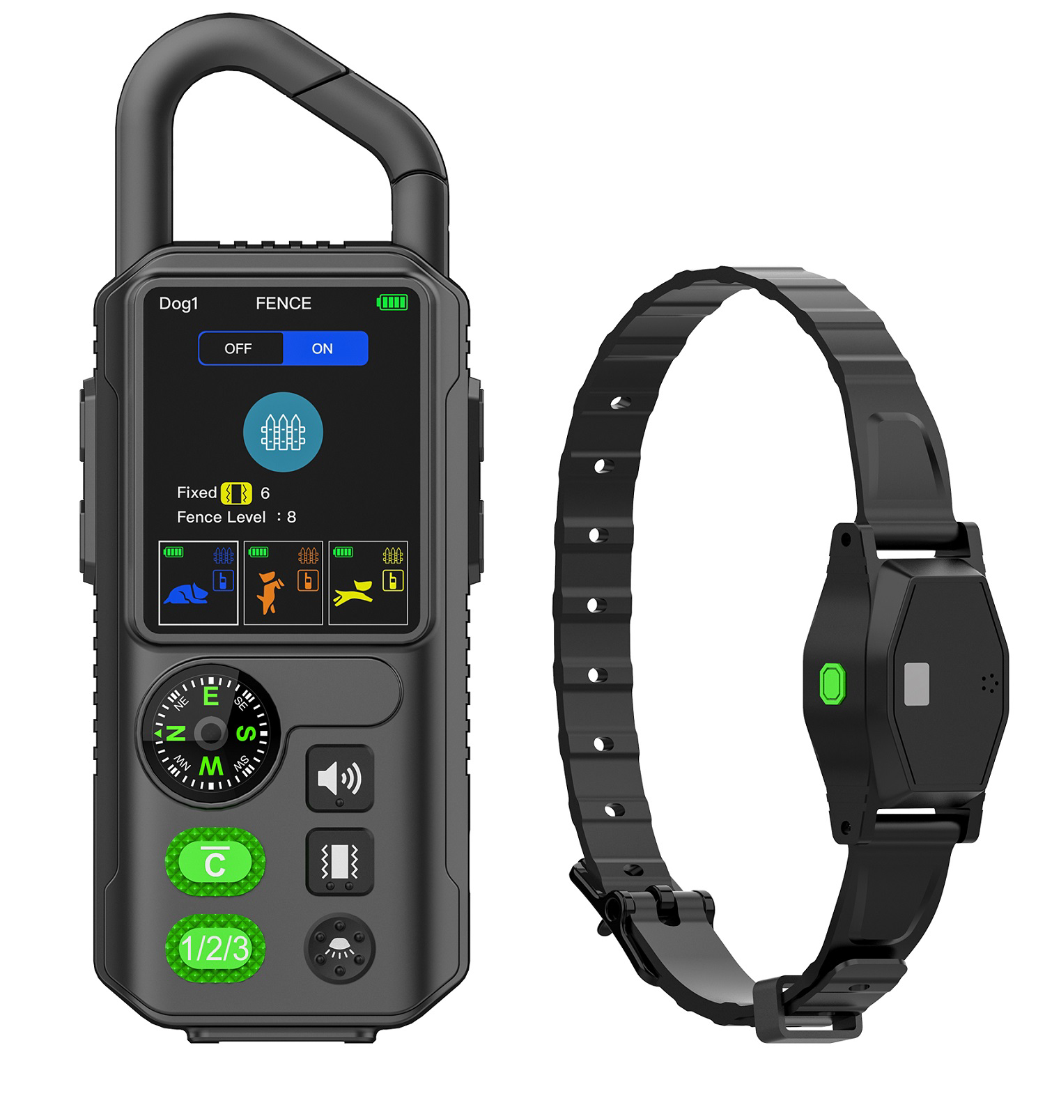 T810Pro köpek eğitim tasması ve elektronik çit 2 özellik bir arada 1km