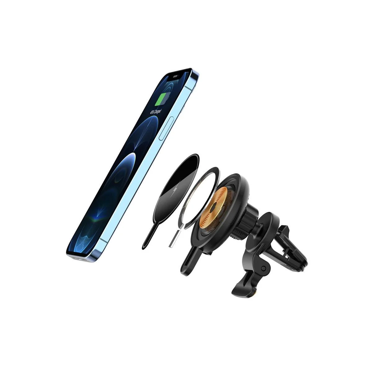T9 15W Magsafe Araç Tutucu - Siyah, 360° Dönen & Hızlı Şarj Fiyatı, Yorumları ve Özellikleri