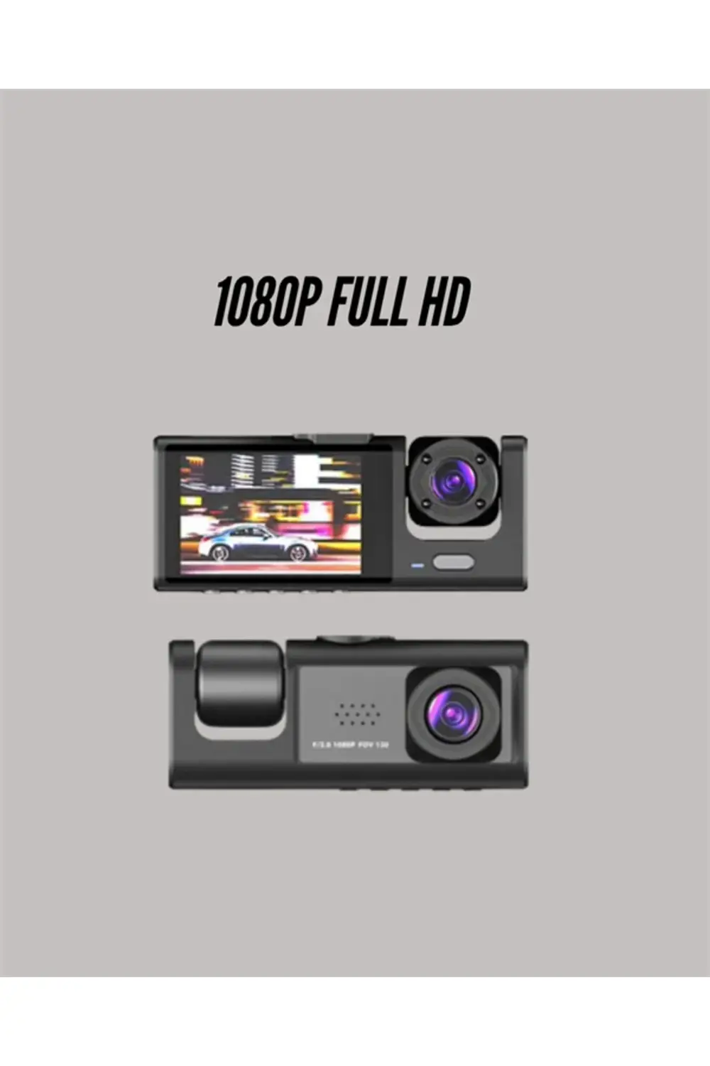 TA-01 1080P Ön 720P Arka ve İç Kamera Sistemli DVR