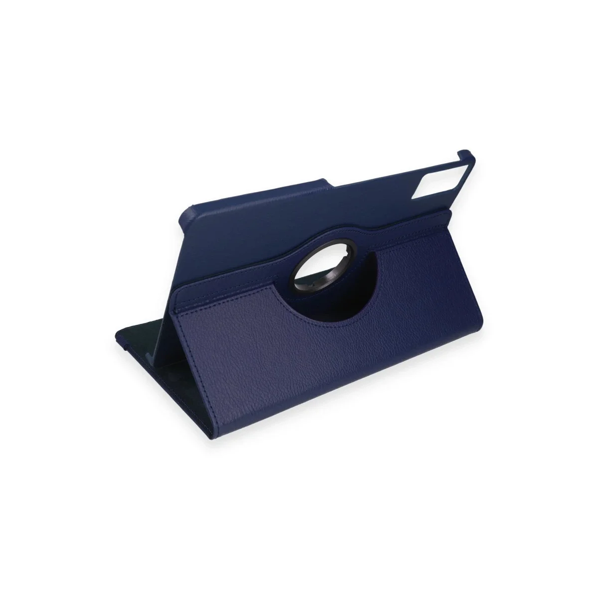 Tab M8 360 Derece Tablet Deri Kılıfı - Lacivert