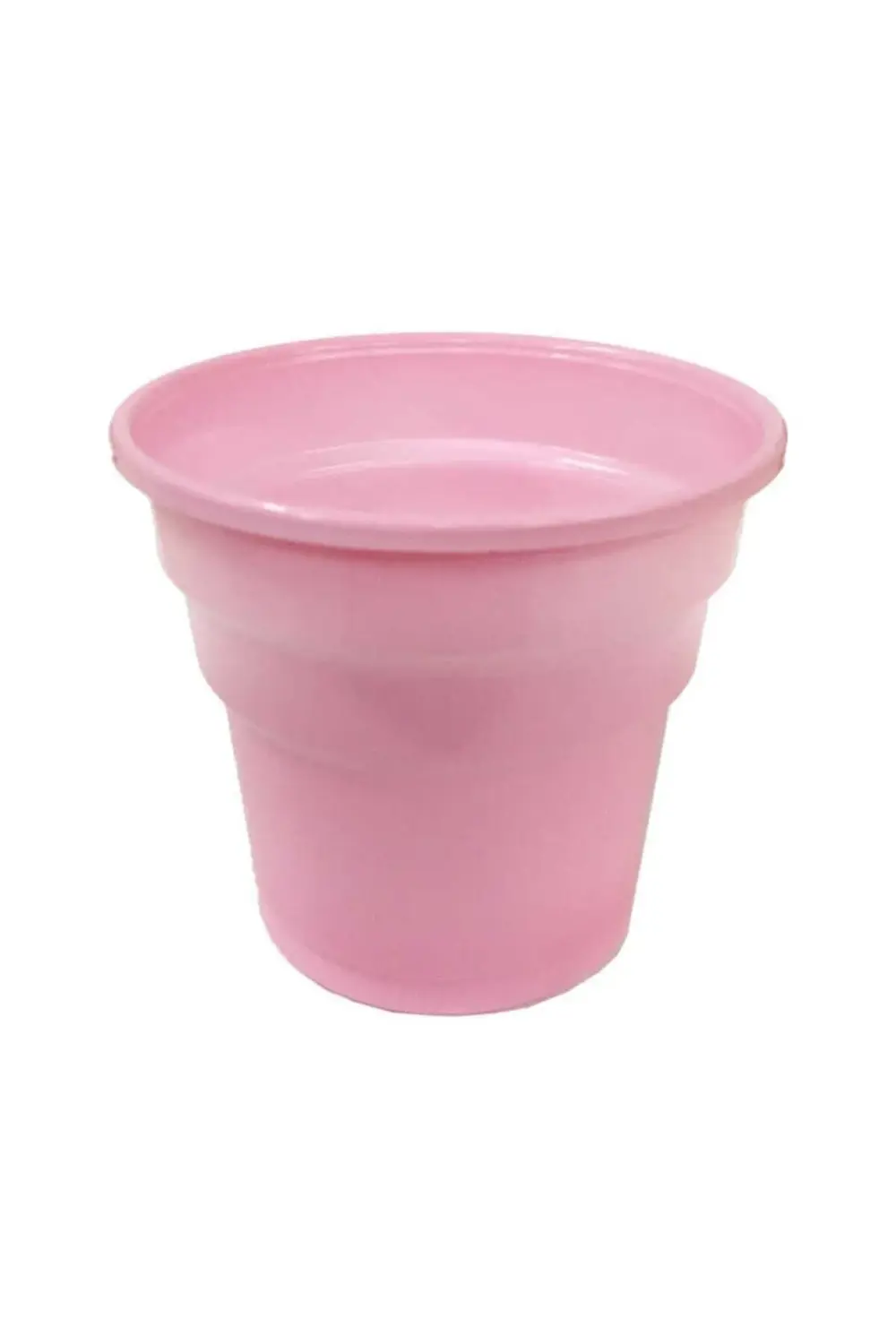 Tabak Bardak Çatal Set 25 Li Yuvarlak 22 Cm ( Pembe )