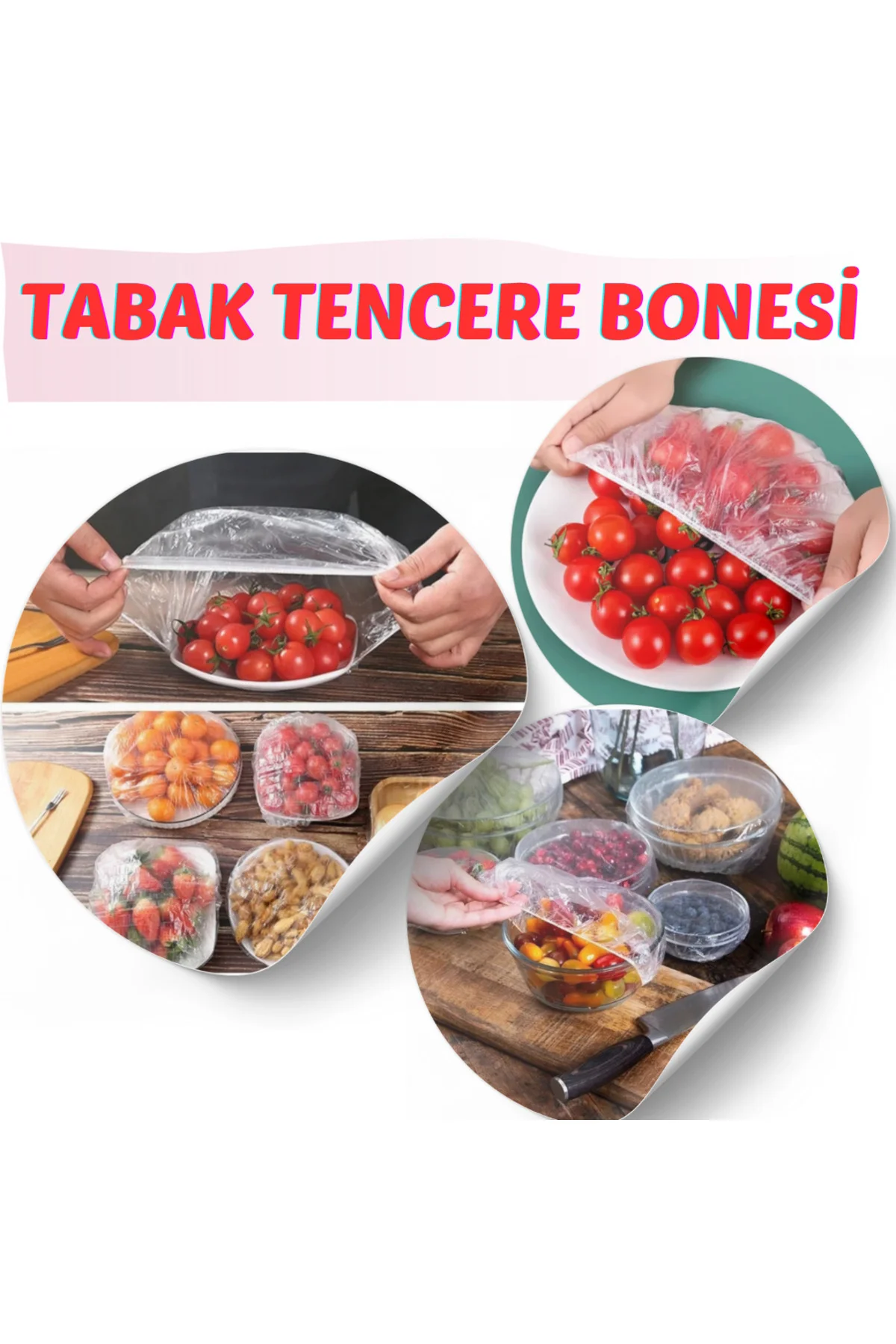 Tabak Bonesi Tencere Bonesi Tekrar Kullanılabilir Gıda Saklama Bo