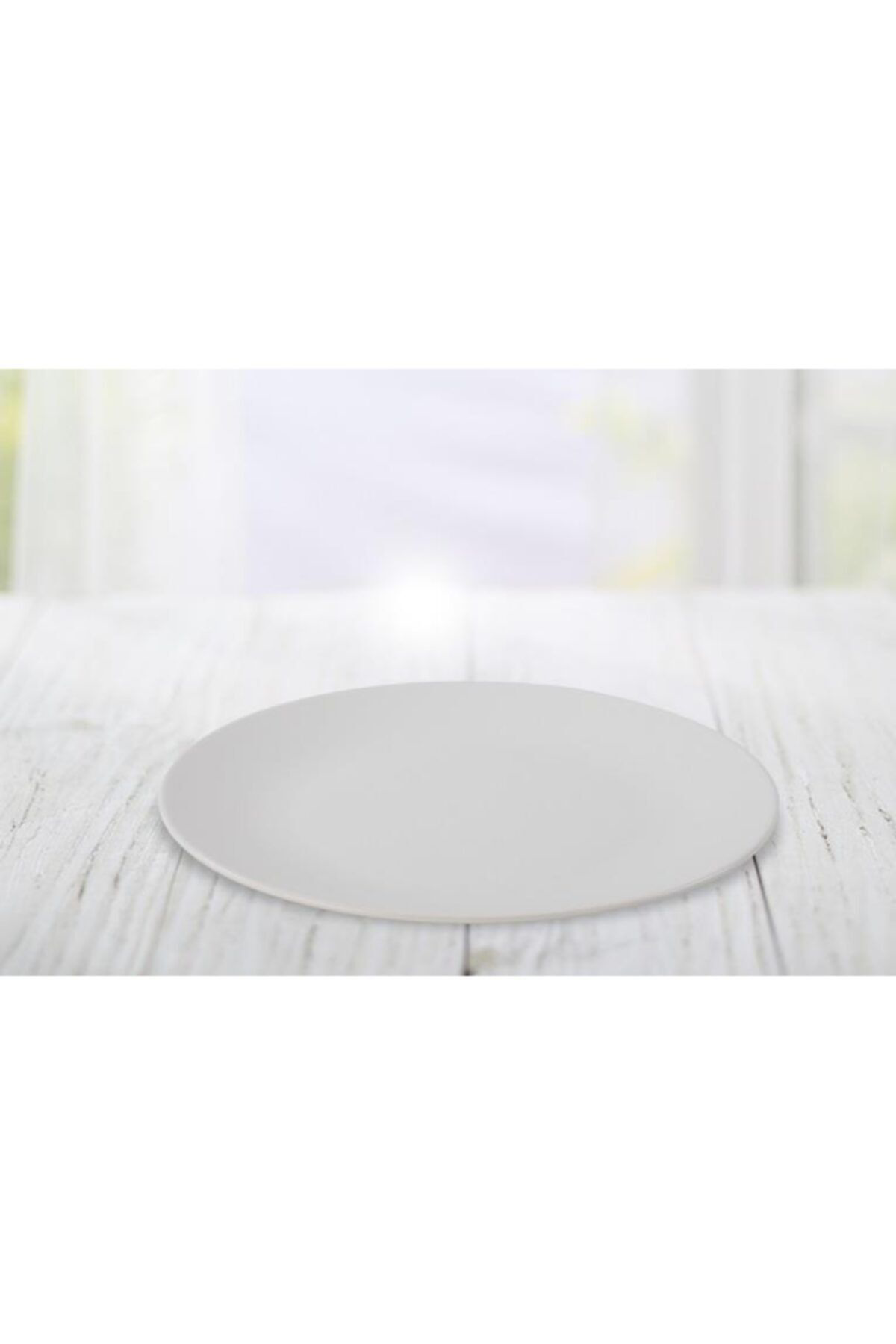 Keramika Tabak Ege Servıs 26 Cm Transparan Beyaz 021 A