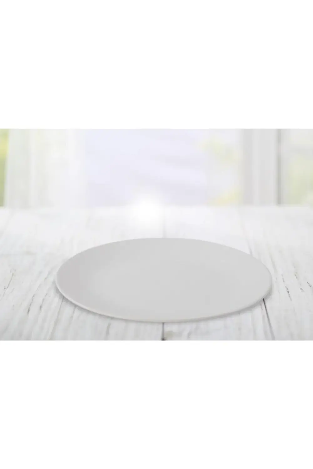 Tabak Ege Servıs 26 Cm Transparan Beyaz 021 A