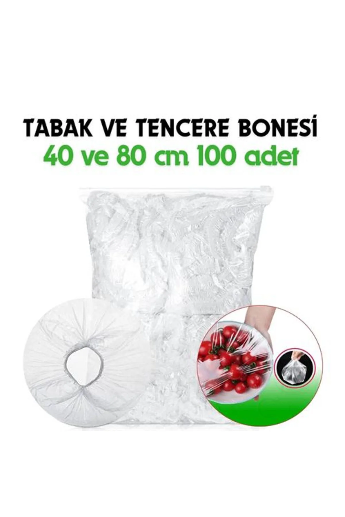 Tabak ve Tencere Bone Seti 2 Boyutlu 100 ADET Tabak ve Tencere Bone Seti 2 Boyutlu 100 ADET