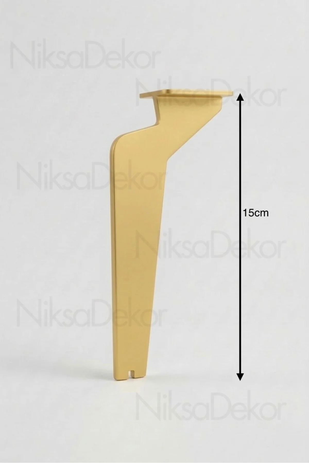 Tabanca Ayak Gold 15cm-Modern Metal Ayak-TV Ünitesi Ayağı-Koltuk Ayağı-Kanepe Ayağı-Berjer Ayağı-Orta Sehpa Ayağı