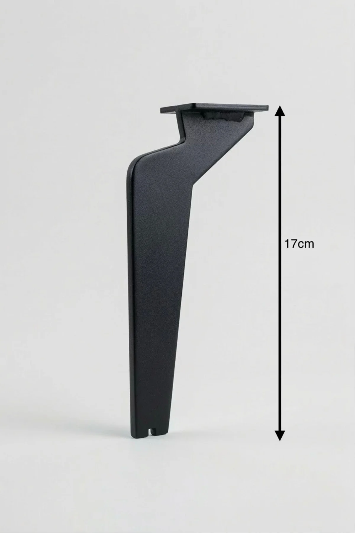 Tabanca Ayak Siyah 17cm-Modern Metal Ayak-TV Ünitesi Ayağı-Koltuk Ayağı-Kanepe Ayağı-Berjer Ayağı-Orta Sehpa Ayağı