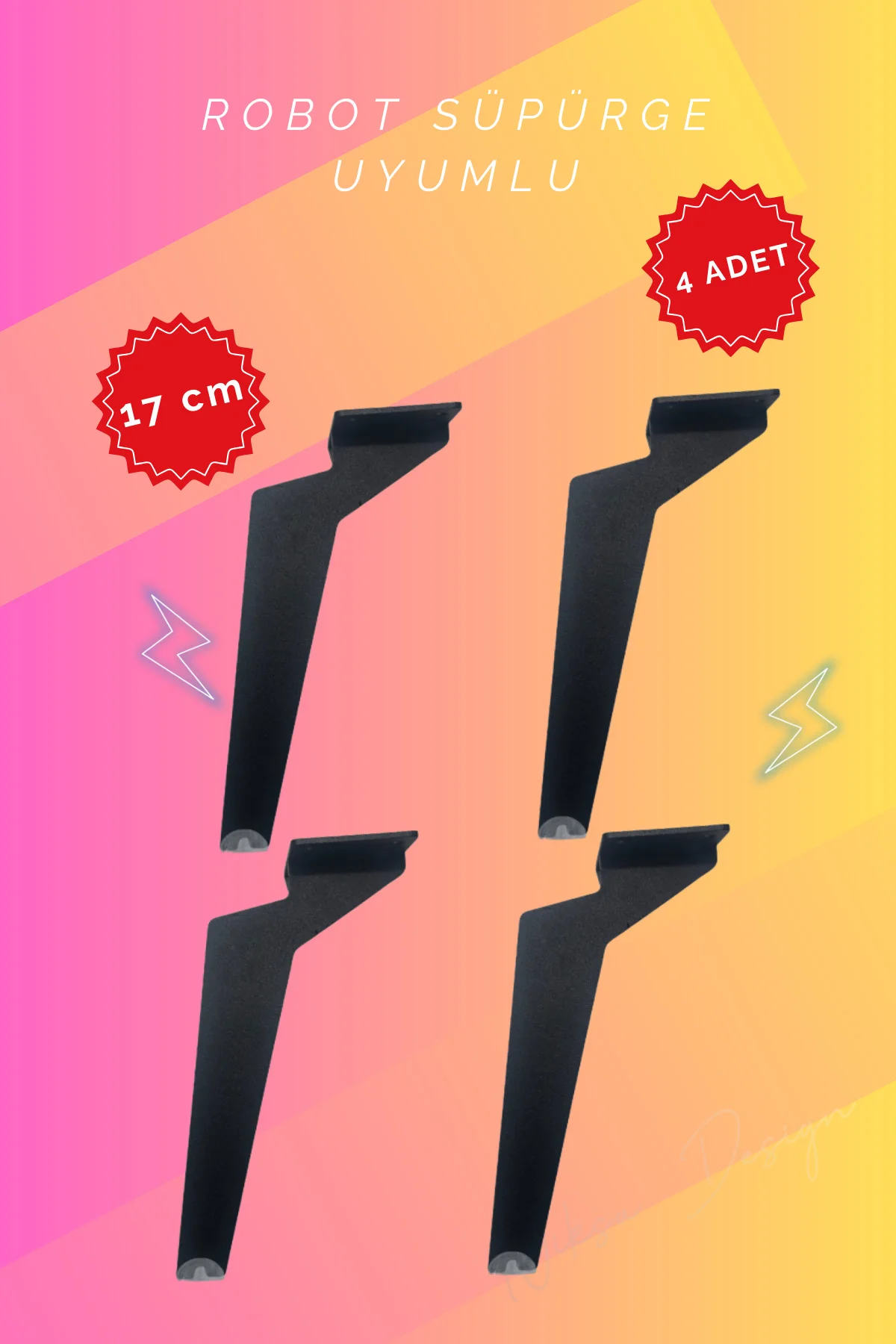 Tabanca Demir Mobilya Ayağı, 15 cm Metal Mobilya Ayağı - Robot Süpürge Uyumlu - Krom Ünite ve Koltuk Ayağı Tabanca Demir Mobilya Ayağı, 15 cm Metal Mobilya Ayağı - Robot Süpürge Uyumlu - Krom Ünite ve Koltuk Ayağı