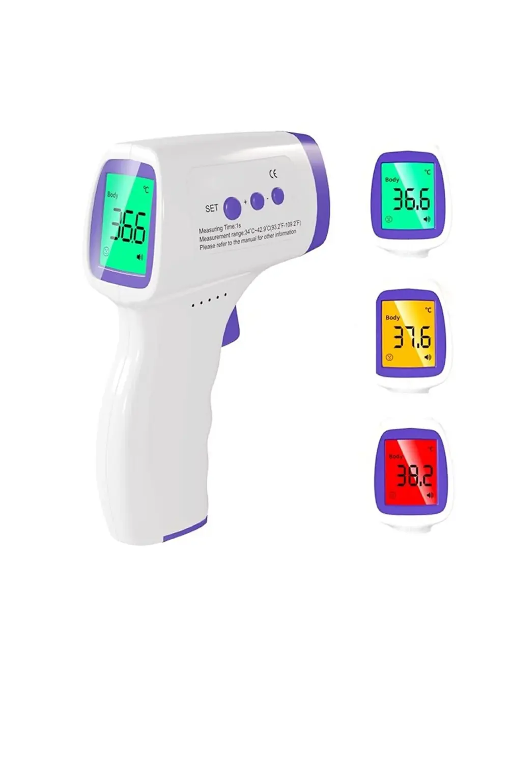 TABANCA MODEL DİJİTAL ATEŞ ÖLÇER - DERECE TEMASSIZ 16 HAFIZA - Pİ