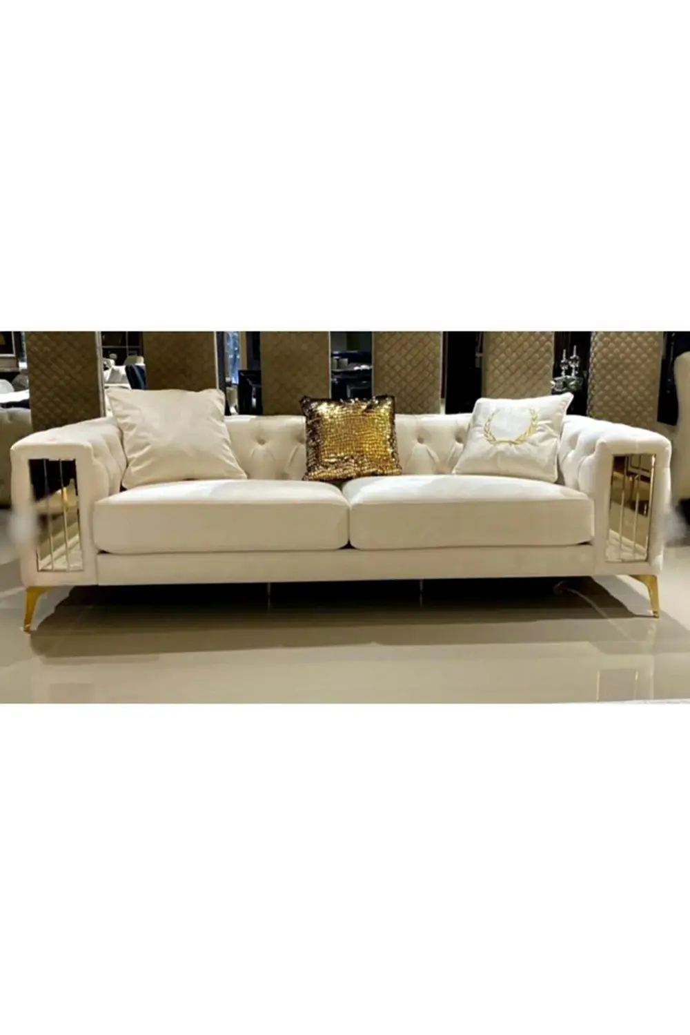 Tabanca Model Gold Metal Mobilya Ayakları 15 cm 4 Adet