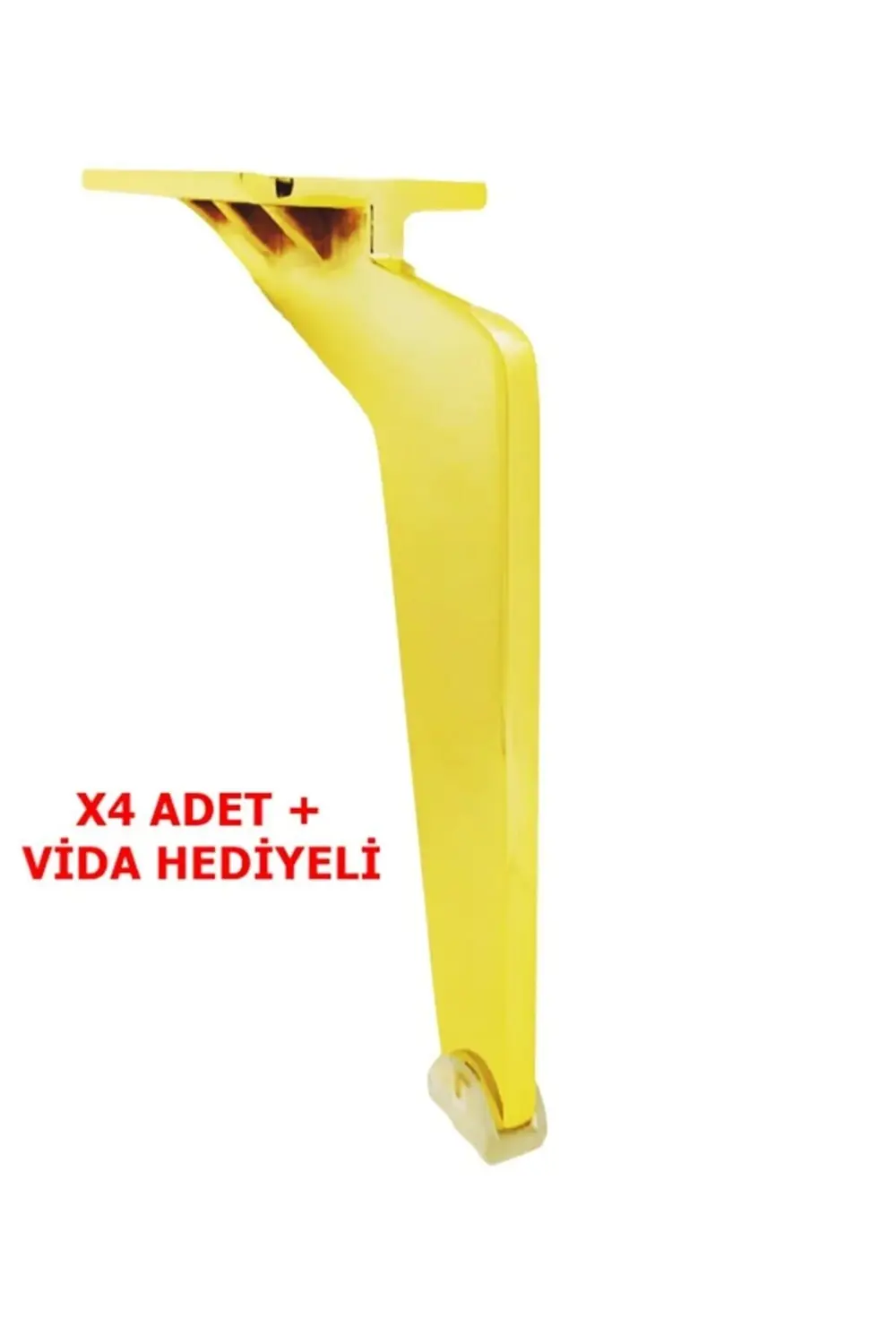 Tabanca Model Gold Metal Mobilya Ayakları 15 cm 4 Adet