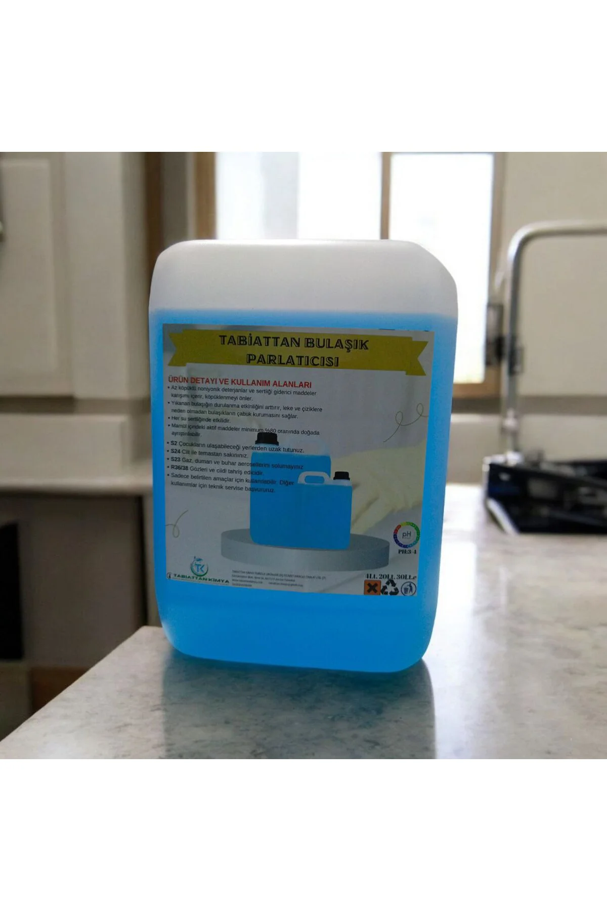 Tabiattan Bulaşık Makine Parlatıcısı 4Lt 150+ Yıkama