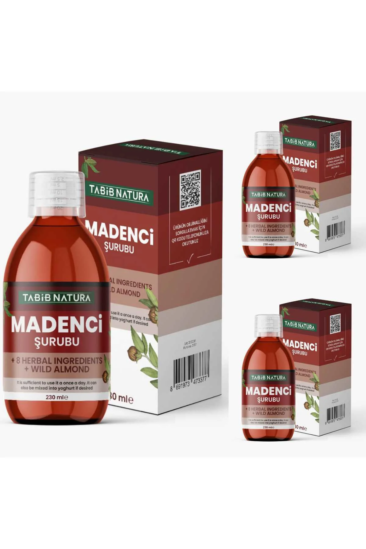 Tabib Natura Bozkır Tahin Merkezi Madenci Şurubu 230 ml x 3 Adet 