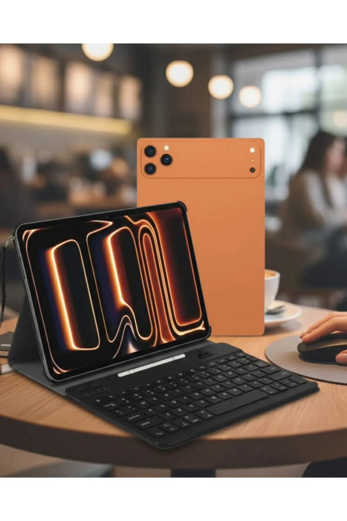 Tablet Bilgisayar Klavyeli Çok Amaçlı Eğitim İş ve Eğlence Uyumlu