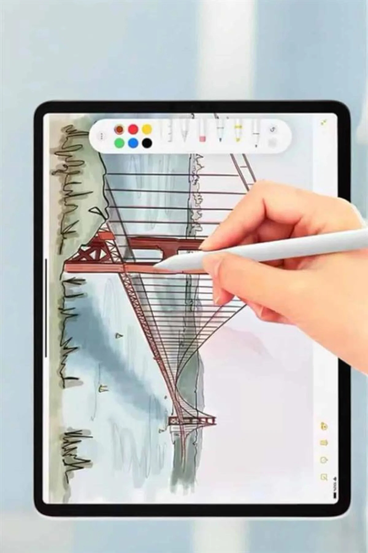 Tablet Kalemi iOS Android Windows Uyumlu Yedek Uçlu Universal Çiz