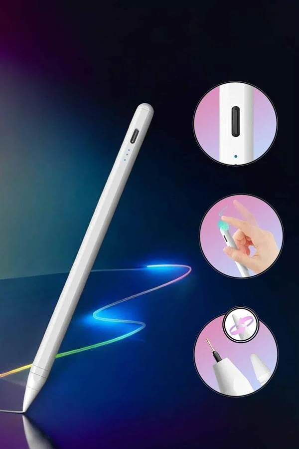 Tablet Kalemi Stylus Pen - Bluetooth'suz Şarjlı Dokunmatik Kalem