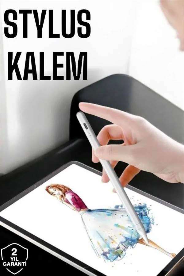 Tablet Kalemi Stylus Pen - Bluetooth'suz Şarjlı Dokunmatik Kalem